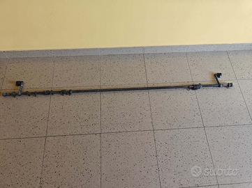 Riloga ad anelli per tende completo di accessori