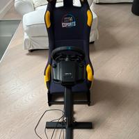 Simulatore di guida e playseat redbull esports