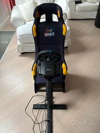 Simulatore di guida e playseat redbull esports