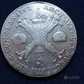Austria, 1 Korona Francesco I, 1797. Argento