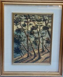 quadro a olio di Agnetti Cirò 
