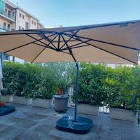 2 ombrelloni da giardino