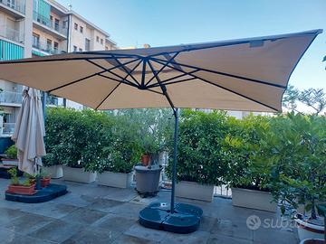 2 ombrelloni da giardino