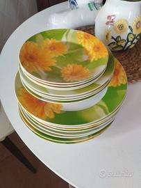 piatti porcellana con gerbera