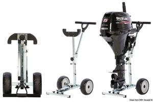 Carrello per motore fuoribordo
