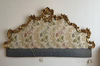 testiera letto 700 veneziano dorata