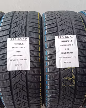 4 GOMME 225 45 17 PIRELLI INV RIF3136