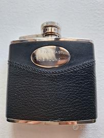 Fiaschetta bottiglia tascabile liquore acciaio