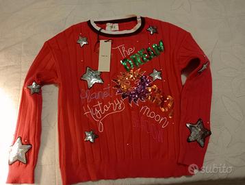 Pullover  con applicazioni per 9/11 anni