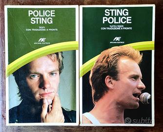 2 Libri STING THE POLICE Testi Ed. Arcana
