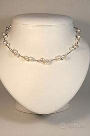 Collana con perle e oro 18 kt; 259€ => 155€ (-40%)