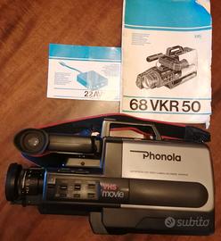 Videocamera Analogica Phonola 68 VKR 50 VHS