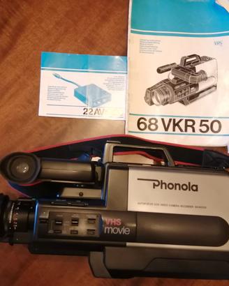 Videocamera Analogica Phonola 68 VKR 50 VHS