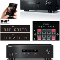Amplificatore Yamaha R‑S202D stile Onkyo