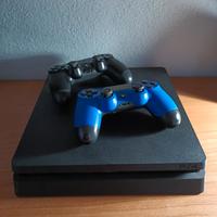 PS4 Slim 500GB + 2 controller originali