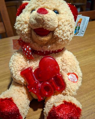 peluche con cuore