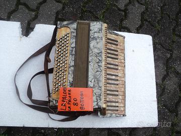 Fisarmonica depoca la paloma 80 bassi di colore ne