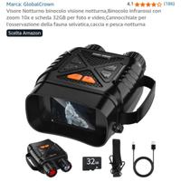 Visore Notturno Binocolo 10x Zoom