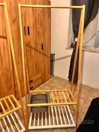 armadio in legno di bambù