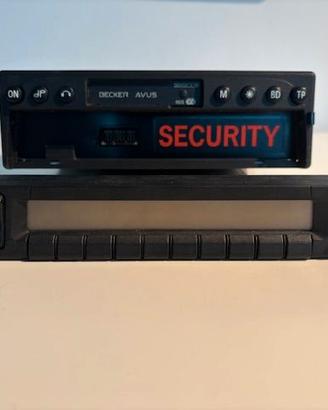 AUTORADIO D'EPOCA BECKER AVUS