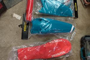 Plastiche honda crf 250 2022-2024 verde fluo