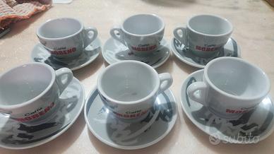set tazze caffè Moreno con piattini