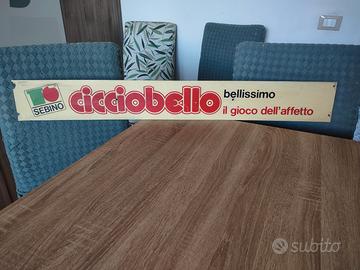 Insegna pubblicitaria Cicciobello Sebino originale