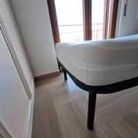 letto singolo ortopedico con materasso