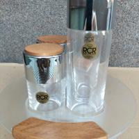 SET CONDIMENTO RCR IN CRISTALLO 