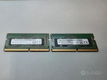 2 RAM Micron 8GB DDR4 3200MHz SO-DIMM – 16GB tot