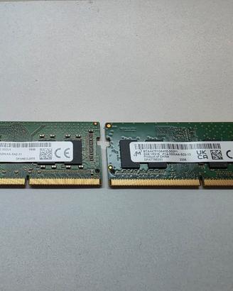 2 RAM Micron 8GB DDR4 3200MHz SO-DIMM – 16GB tot
