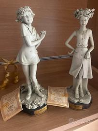 Coppia Statuette Porcellana G. Visentin Lim. 500