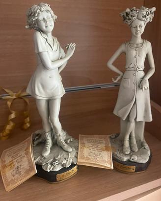 Coppia Statuette Porcellana G. Visentin Lim. 500