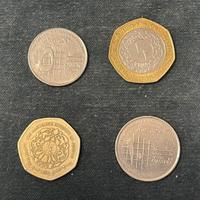 Gordania lotto 4 monete serie con Abdullah II