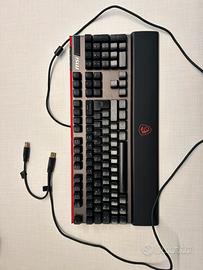 Tastiera gaming MSI Vigor GK80 Cherry Red