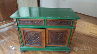 Antica credenza fine 800