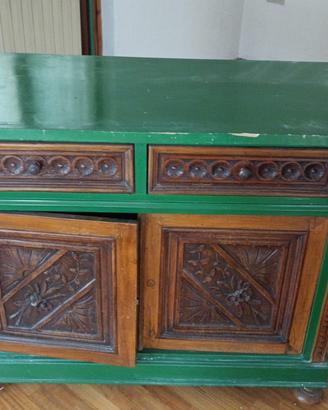 Antica credenza fine 800