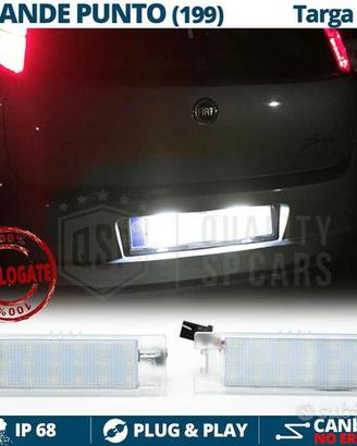 Luci TARGA LED per Fiat GRANDE PUNTO 199 CANBUS