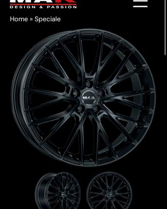 CERCHI MAK E GOMME CONTINENTAL DA 20” QUASI NUOVI