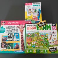 Set giochi in scatola HEADU E SAPIENTINO