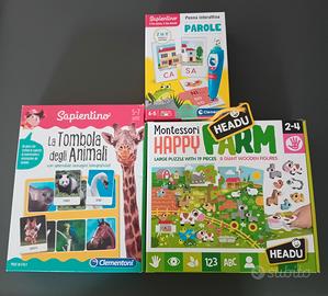 Set giochi in scatola HEADU E SAPIENTINO