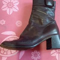 Stivaletti vintage punta quadrata - taglia 38