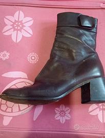 Stivaletti vintage punta quadrata - taglia 38