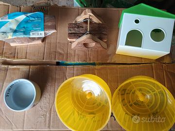 accessori per criceti o roditori 