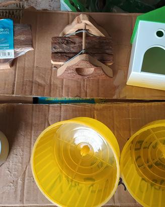 accessori per criceti o roditori 