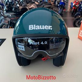 Casco Blauer Pilot 4.0 Blue satinato