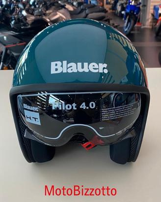 Casco Blauer Pilot 4.0 Blue satinato