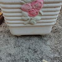 Vasi in cemento bianco 