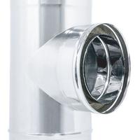 Raccordo inox a T coibentato canna fumaria