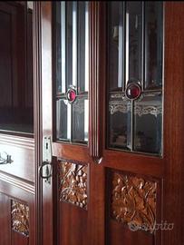 Credenza/Vetrinetta stile liberty